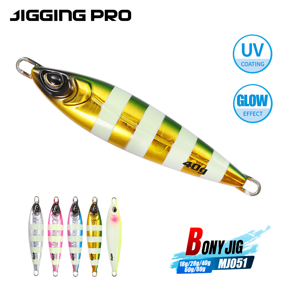 Fishing Lure Spoon - JIGGING PRO Metalowy Jig BONY Spoon