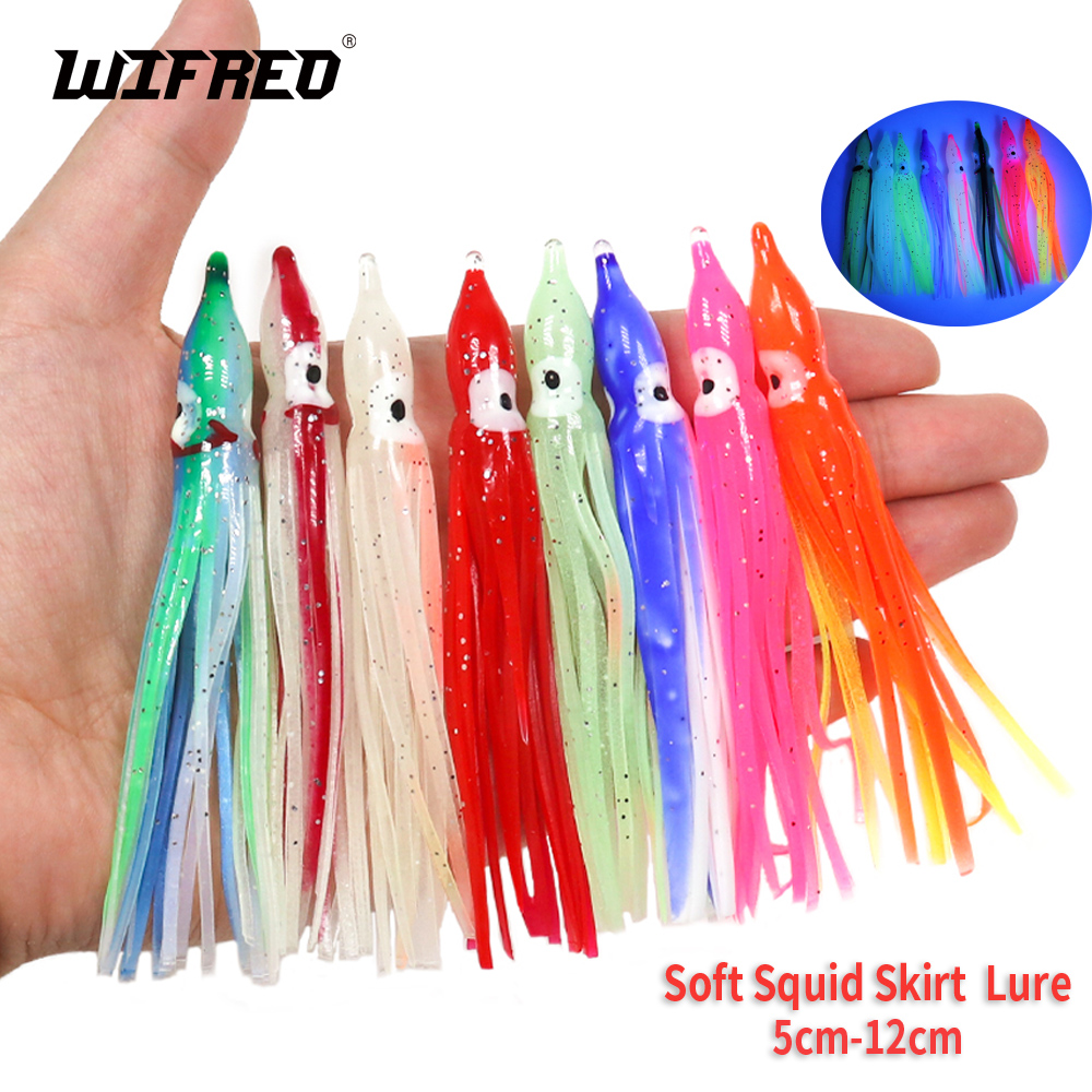 Fishing Lure Buzzbait - Wifreo Gumowa spódnica kałamarnicy Wędkarstwo morskie