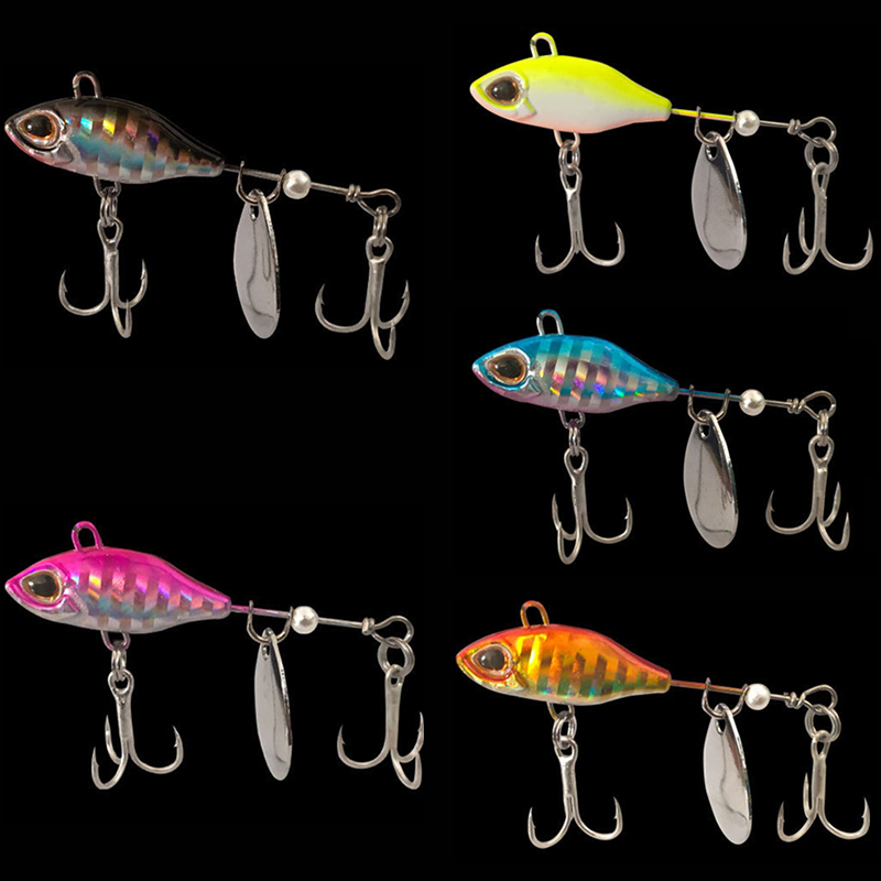 Fishing Lure Spoon - Obrotowe wibracyjne przynęty VIB z obrotową