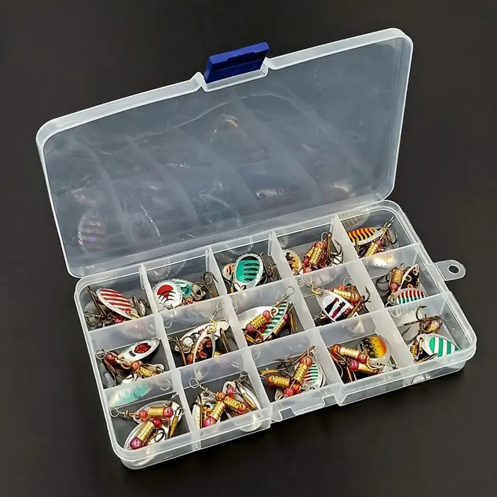 Fishing Lure Spoon - 30 szt. Metalowych Przynęt Woblery z