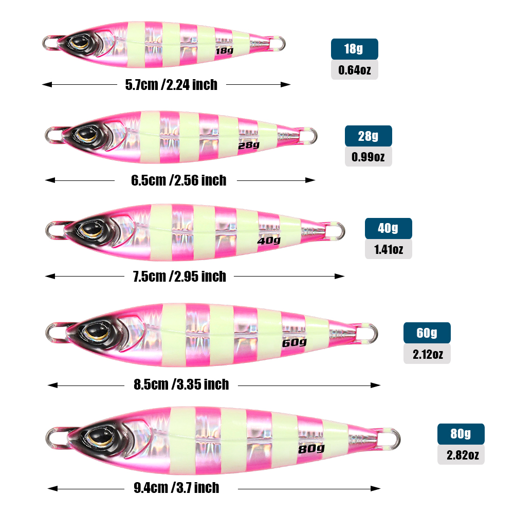 JIGGING PRO Metalowy Jig BONY  – Fishing Lure Spoon recenzja i cena