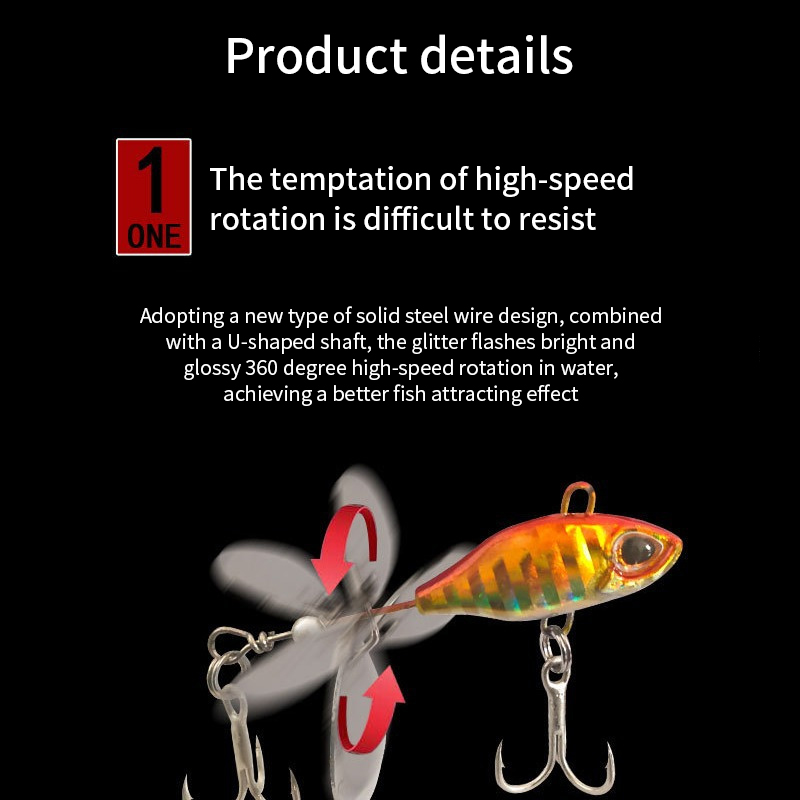 Obrotowe wibracyjne przynęty V – Fishing Lure Spoon recenzja i cena
